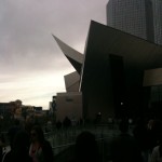 outside