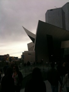 outside